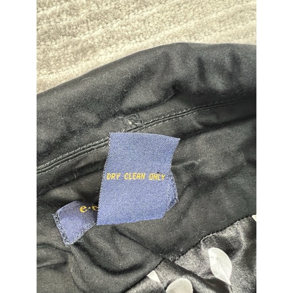 Ecologie Jacket‎ Womens Petite Large PL Black Button Front Half Sleeve - Picture 10 of 10